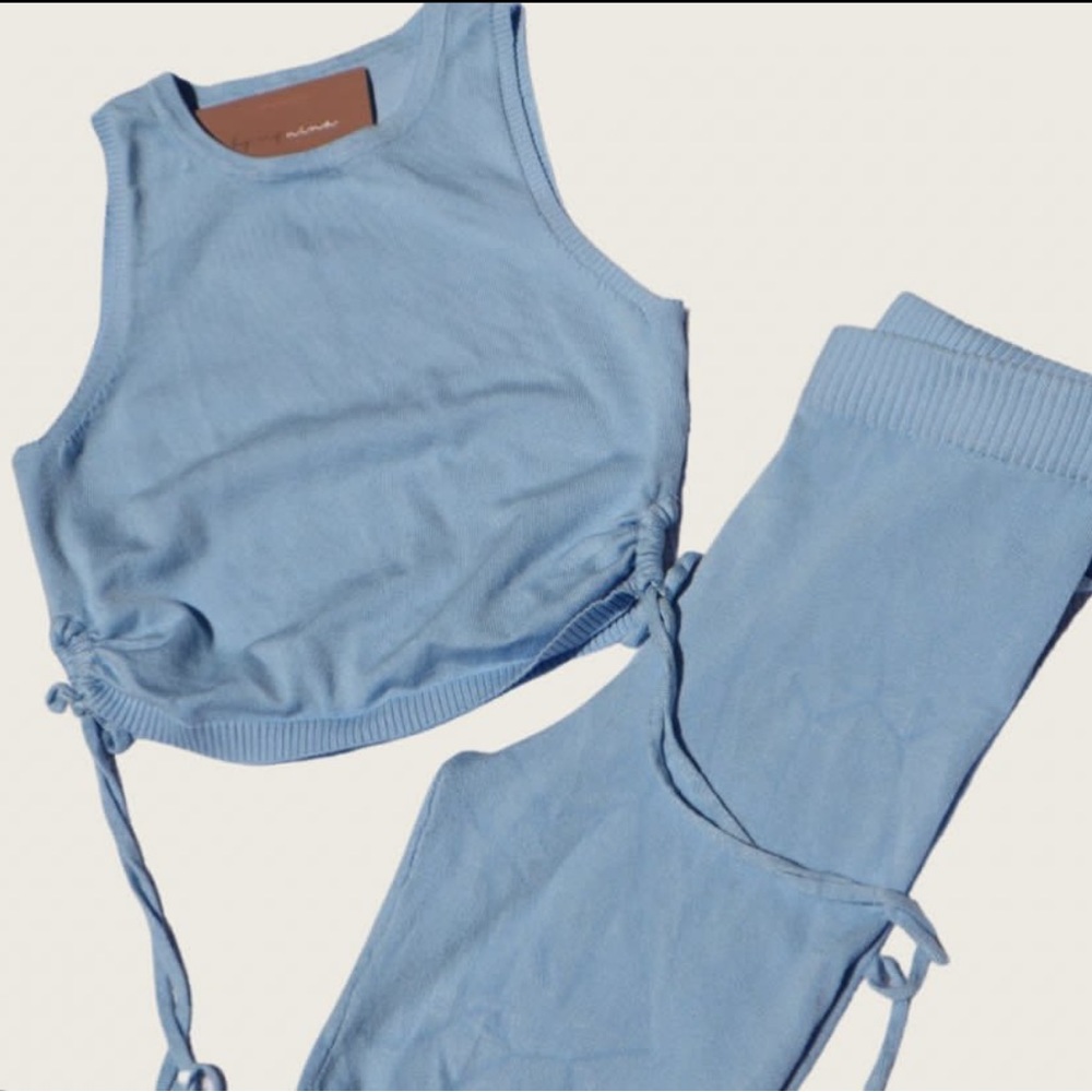 Baby Blue Biker set
